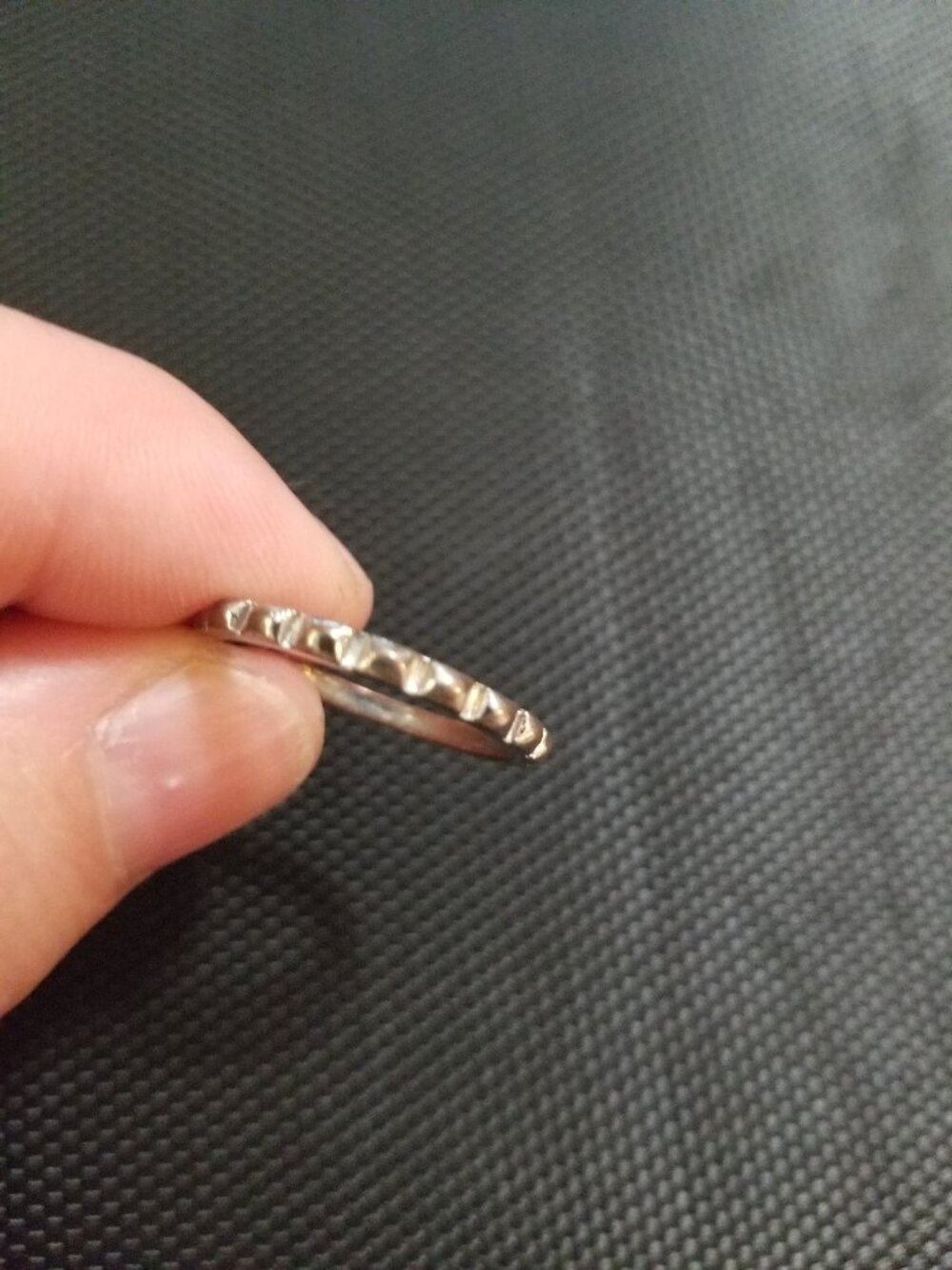 Bottle Cap / Silver-Stud Ring